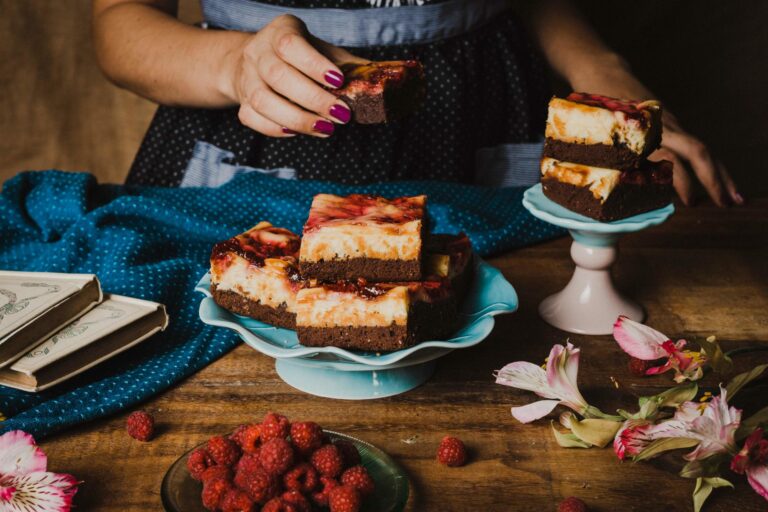 Brownies Cheesecake de Frambuesas