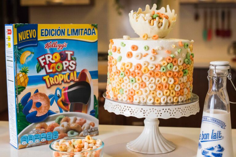 Froot Loops Cake