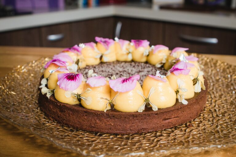 Tartaleta de Chocolate y Maracuyá