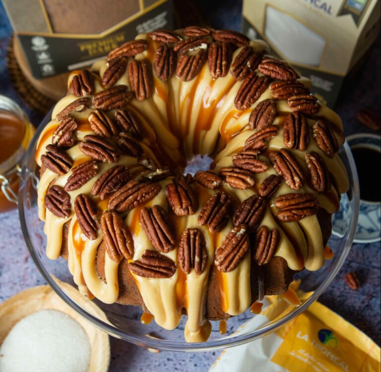 Torta de Pecanas y Caramelo