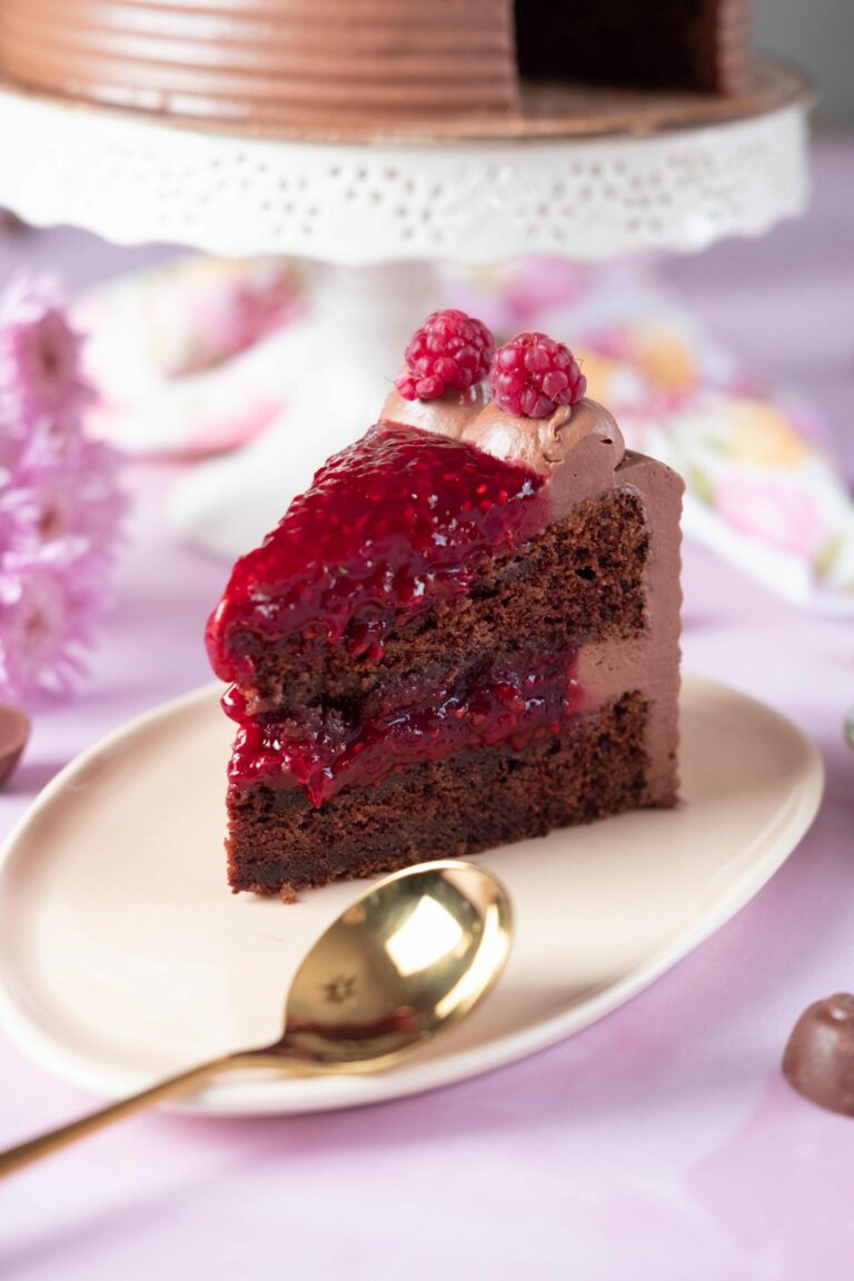 Torta de Chocolate y Frambuesas