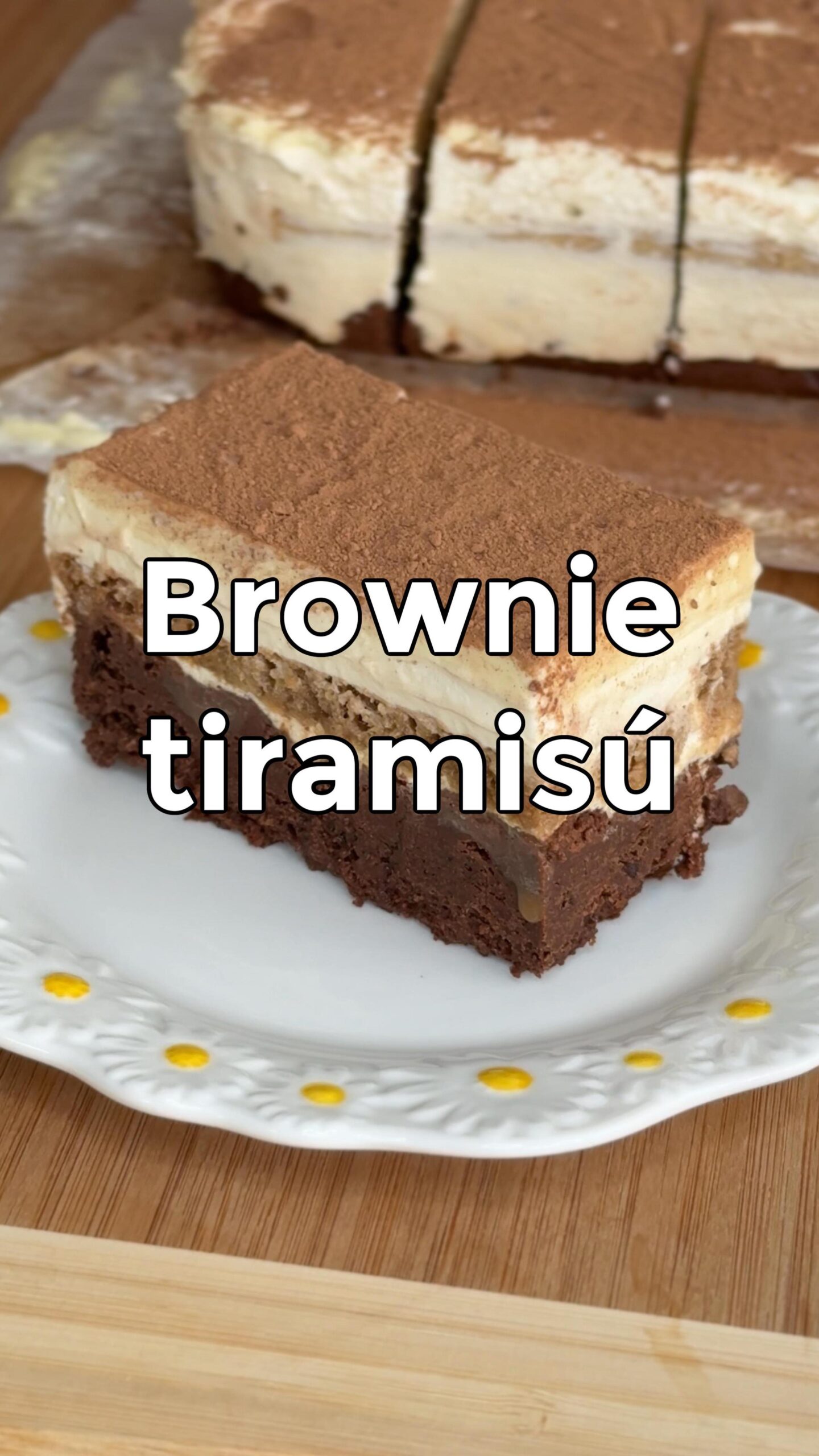 Brownie Tiramisú